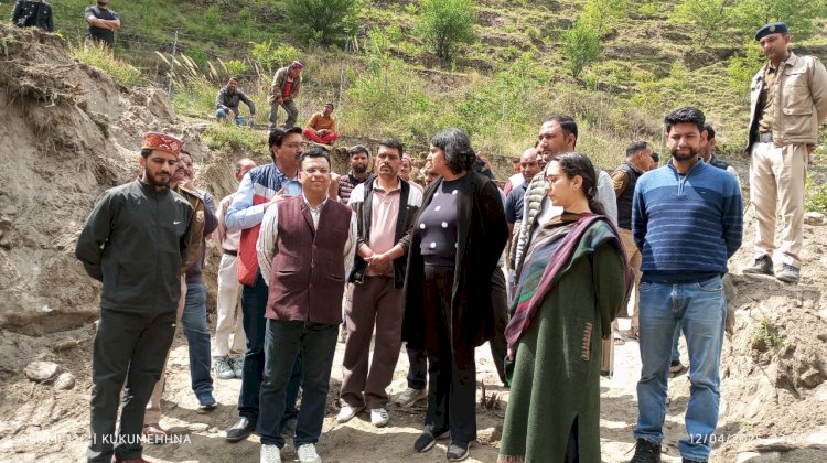 उपायुक्त ने किया मंगलौर पुल का निरीक्षण, जल्द बहाली के लिए दिए निर्देश
