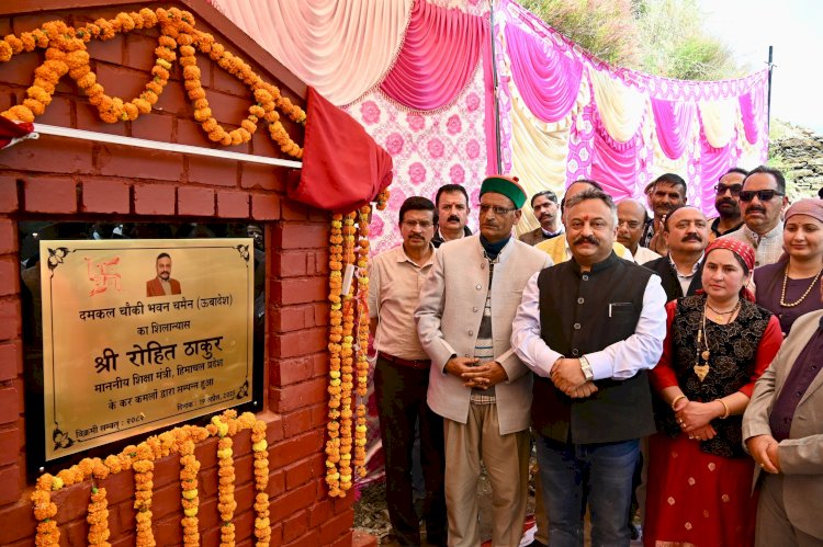 2 करोड़ 65 लाख की लागत से स्तरोन्नत होंगी मातलू बघाल सड़क : शिक्षा मंत्री