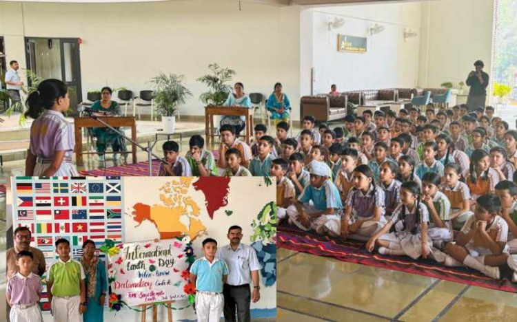 अरिहंत इंटरनेशनल विद्यालय नाहन में पृथ्वी दिवस पर विशेष आयोजन....