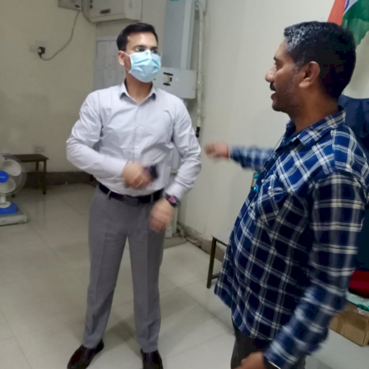 अतिरिक्त उपायुक्त ने किया एक्स-रे मशीन व ईसीजी इकाई का निरीक्षण