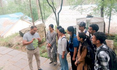 तीर्थन घाटी में जीएचएनपी वन मित्रों को दिया जा रहा प्रशिक्षण, प्रशिक्षण के बाद पार्क क्षेत्र की बीटों में होगी तैनाती।