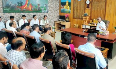 राज्यपाल शिव प्रताप शुक्ल के प्रस्तावित हमीरपुर दौरे को लेकर बैठक आयोजित