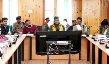 राजस्व मंत्री ने जिला स्तरीय विकास योजना एवं 20-सूत्रीय कार्यक्रम समिति की बैठक की अध्यक्षता की