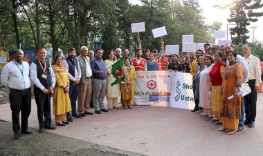 पीड़ित मानवता की सेवा ही रेडक्रॉस का उद्देश्य - मनमोहन शर्मा