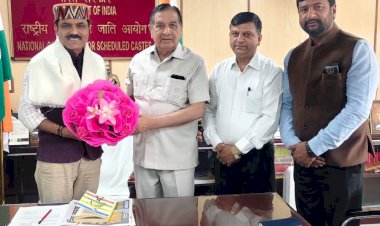 कुलदीप कुमार ने राष्ट्रीय अनुसूचित जाति आयोग के अध्यक्ष से भेंट की