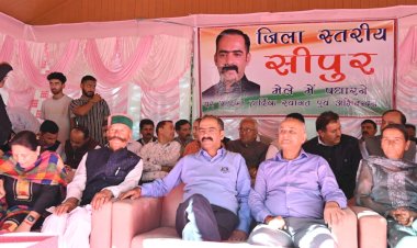 ग्रामीण विकास मंत्री ने सीपुर मेले के समापन अवसर पर मुख्यातिथि के रूप में की शिरकत