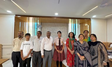 करियर आकदमी स्कूल की ऐशना सैनी ने कॉमर्स संकाय की मेरिट लिस्ट में 9 वां स्थान झटका...