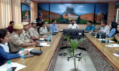 आपदा प्रबंधन प्लान को अपडेट रखें सभी अधिकारी : अभिषेक गर्ग