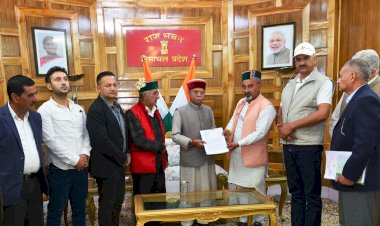 संयुक्त किसान मंच ने तुर्की केे सेब पर प्रतिबंध लगाने के लिए राज्यपाल को ज्ञापन सौंपा