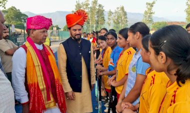 माजरा एस्ट्रोट्रफ मैदान में एक बिजली का कनेक्शन मात्र लगाने से पानी की व्यवस्था हो सकती है : अनुराग ठाकुर