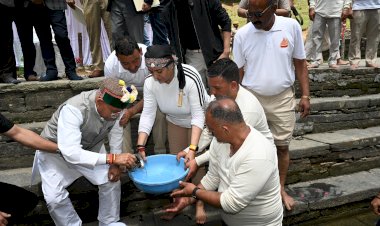 राज्यपाल ने गिरि गंगा जल स्रोत पुनरुद्धार अभियान का शुभारंभ किया