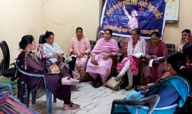 ददाहू में जनवादी महिला समिति ने महिला सशक्तिकरण की वकालत की.. चुनाव में कुब्जा देवी बनी अध्यक्ष..