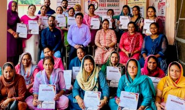 गगरेट ब्लॉक के वृत्त भंजाल में मिशन शक्ति योजना पर जागरूकता शिविर आयोजित