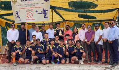 फुटबाल में गल्र्स स्कूल घरोह तथा ब्वायज में रोज पब्लिक स्कूल रहे विजेता