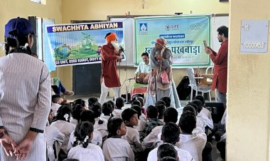 एसजेवीएनएल ने करोट स्कूल में दिया स्वच्छता का संदेश