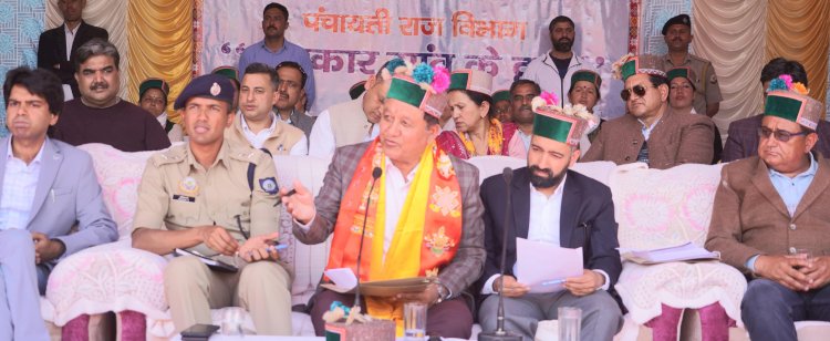 जनजातीय जिला किन्नौर के लोगों को सरल, सुगम व सुव्यवस्थित सुविधाएं प्रदान करने का उद्धारण है ‘सरकार गांव के द्वार’ कार्यक्रम - जगत सिंह नेगी