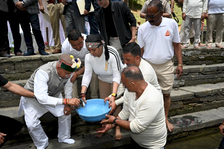 राज्यपाल ने गिरि गंगा जल स्रोत पुनरुद्धार अभियान का शुभारंभ किया