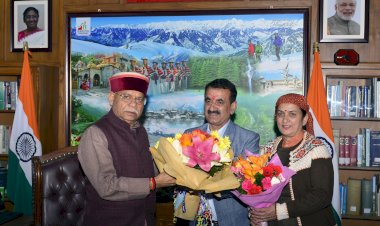 नवनियुक्त कुलपति ने राज्यपाल से भेंट की