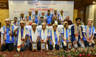 राज्यपाल ने हिमाचल के विशेष ओलंपिक्स खिलाड़ियों को सम्मानित किया