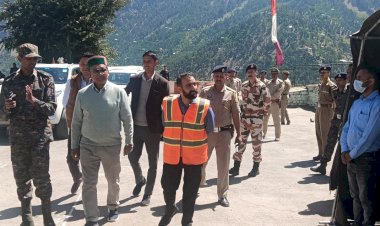 किन्नौर जिला के आई.टी.बी.पी मैदान रिकांग पीओ में मेगा मॉक ड्रिल आयोजित