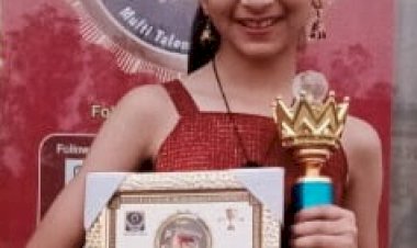 डीएवी की 12 वर्षीय छात्रा निहारिका ने डांस प्रतियोगिता में तीसरा स्थान किया हासिल