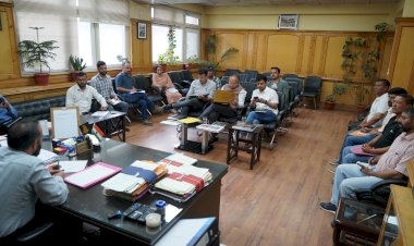 केन्द्रीय मंत्री किरण रिजिजू के किन्नौर प्रवास पर बैठक आयोजित