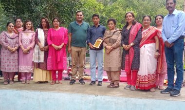 IIT/JEE क्वालीफाई करने वाले   छात्र विकास चौधरी जब पहुंचे अपने बनकला स्कूल फिर क्या हुआ...