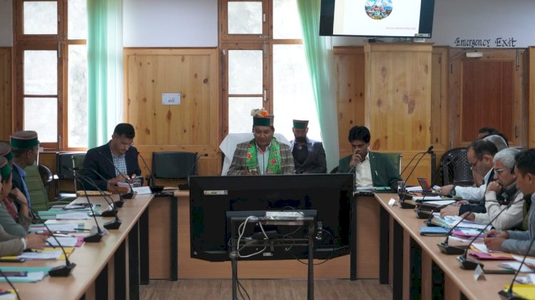 राजस्व मंत्री ने कल्पा विकास खंड के तहत चल रहे विकासात्मक कार्यों को समय पर पूर्ण करने के निर्देश दिए