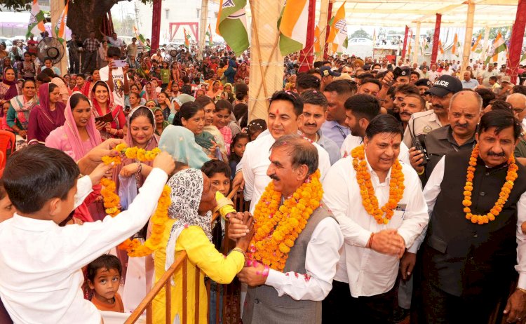 मुख्यमंत्री ने गगरेट विस में किए 75.10 करोड़ की विकासात्मक योजनाओं के उद्घाटन एवं शिलान्यास