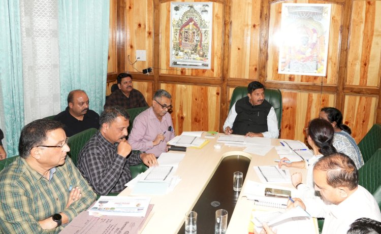 उप-मुख्यमंत्री ने की जलशक्ति विभाग की समीक्षा, केंद्र सरकार के समक्ष लम्बित 1200 करोड़ की स्वीकृत राशि का मुद्दा उठाया जाएगा