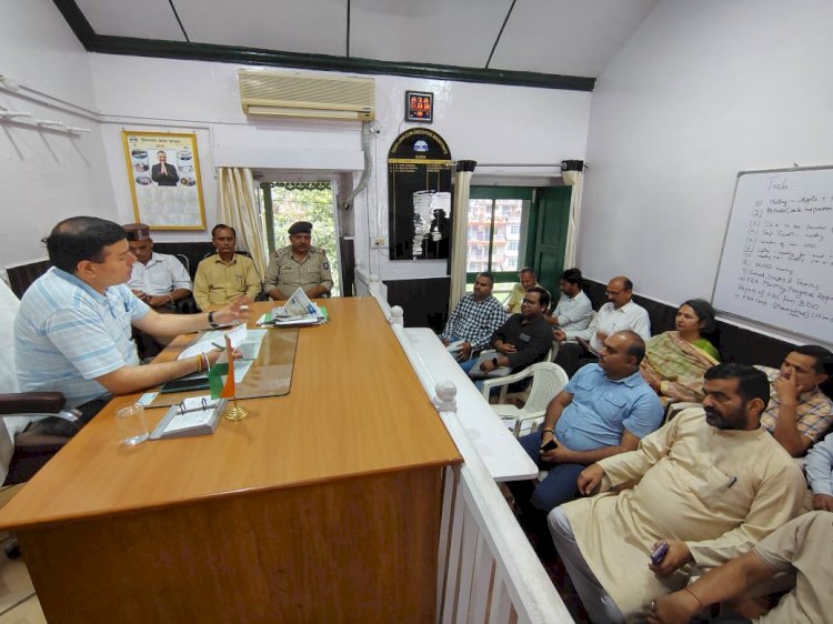 सतलुज नदी का जलस्तर बढ़ने पर आपदा प्रबंधन बैठक का आयोजन