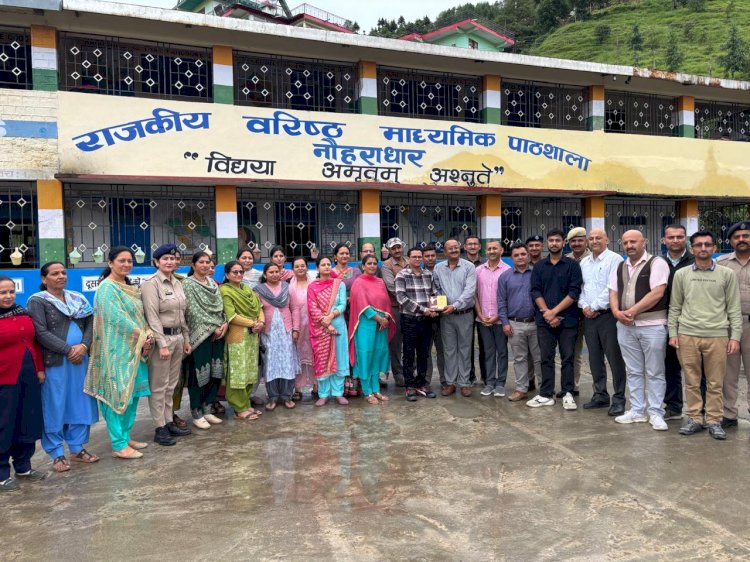 नौहराधार विद्यालय में आयोजित हुआ विधिक सेवा शिविर