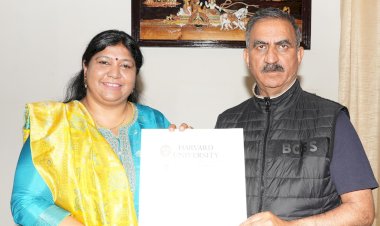 डॉ. आरुषि जैन ने मुख्यमंत्री से भेंट की