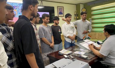 NSUI ने कॉलेज की विभिन्न समस्याओं को लेकर प्रधानाचार्य को सौंपा ज्ञापन