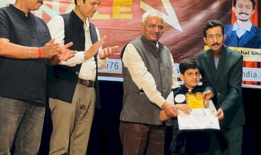 हमीरपुर के रियांश राणा बने लिटिल मिस्टर मास्टर सीज़न-4 के सेकेंड रनर-अप शिमला कालिबाड़ी हॉल में हुआ ग्रैंड फिनाले, प्रदेशभर से बच्चों ने लिया हिस्सा