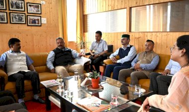 रोहित ठाकुर ने लीफ स्पॉट रोग से बचाव के लिए नौणी विश्वविद्यालय को दिए निर्देश