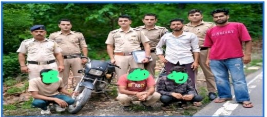 24 घंटे के भीतर 3 बाईक चोर धरे, 2 मोटर साईकल बरामद.....