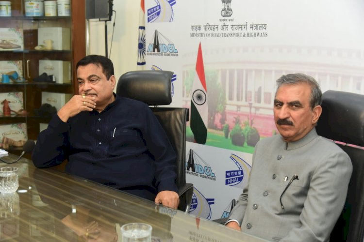 मुख्यमंत्री ने केंद्रीय मंत्री से मिलकर हिमाचल की कुछ सड़कें प्रधानमंत्री गति शक्ति योजना में शामिल करने का आग्रह किया