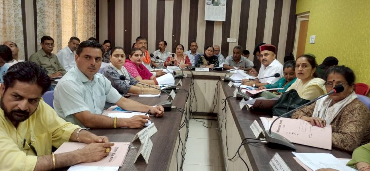 जिला परिषद की बैठक में जनहित के कई मुद्दों हुई चर्चा