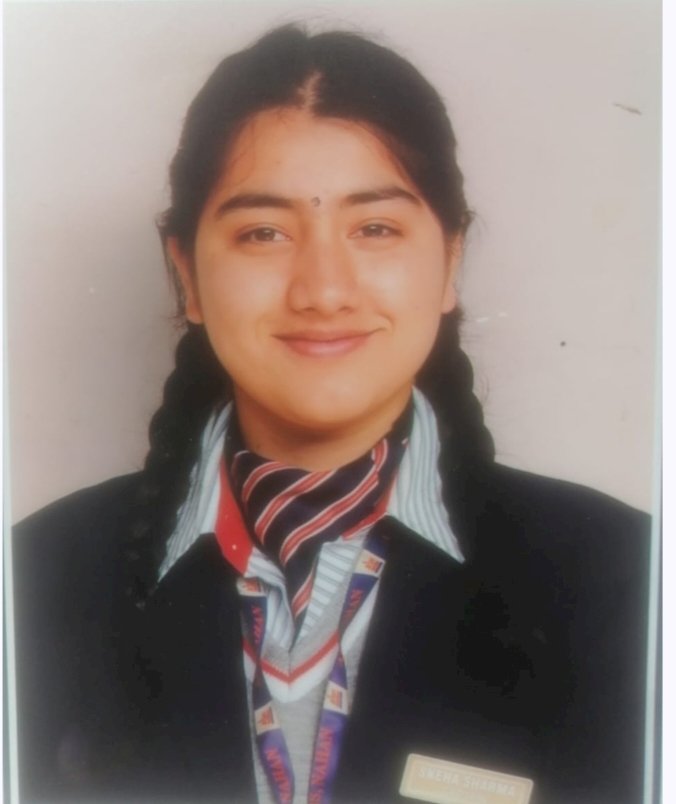अरिहंत इंटरनेशनल की स्नेहा शर्मा का दिल्ली विश्वविद्यालय में प्रवेश मिला....