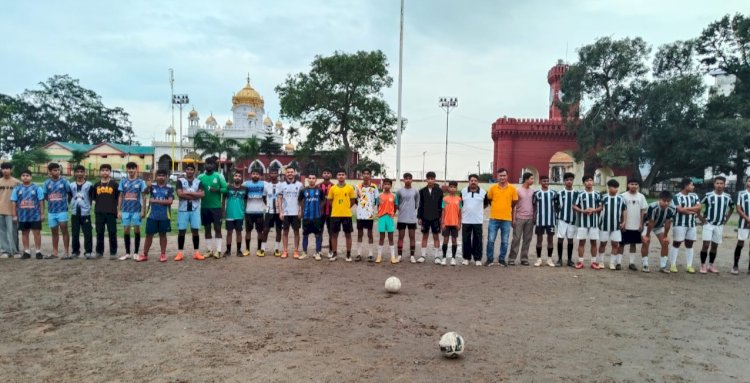 फ्रेंड्ली फुटबॉल मैच में NUFC जीती