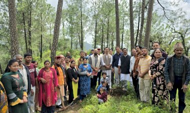 भाजपा ने शिमला ग्रामीण में आयोजित किया पौधारोपण कार्यक्रम, सिद्धार्थन ने लिया भाग
