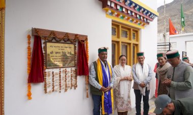 किन्नौर के अंतिम गाँव सुमरा में 1.16 करोड़ रुपये से निर्मित बौद्ध सामुदायिक भवन का लोकार्पण