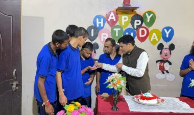 राजीव राणा ने दिव्यांग बच्चों के साथ मनाया अपना जन्मदिन