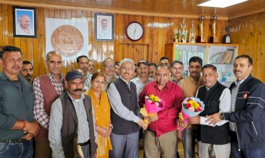 नए वन बल मुखिया के स्वागत को उमड़ा अधिकारयों और कर्मचारियों का सैलाब