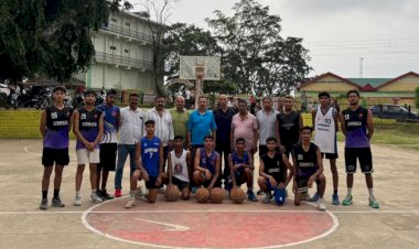 अंडर- 19 जूनियर स्टेट बास्केटबॉल टूर्नामेंट के लिए सिरमौर की टीम रवाना...