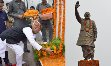 राज्यपाल ने पूर्व प्रधानमंत्री अटल बिहारी वाजपेयी को श्रद्धांजलि अर्पित की