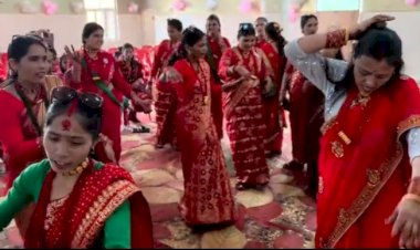 हरतालिका तीज पूर्व : नाहन में नेपाली मूल के लोगों ने नाहन में धूमधाम से मनाया , नेपाली संस्कृति की मिली झलक..