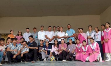 राजकीय संस्कृत महाविद्यालय सुंदरनगर में मनाया राष्ट्रीय खेल दिवस, शतरंज में अंकुश और सरस्वती बने विजेता