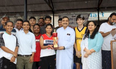 राष्ट्रीय खेल दिवस पर नाहन चौगान मैदान में कार्यक्रम आयोजित, सांसद ने की बतौर मुख्यातिथि शिरकत